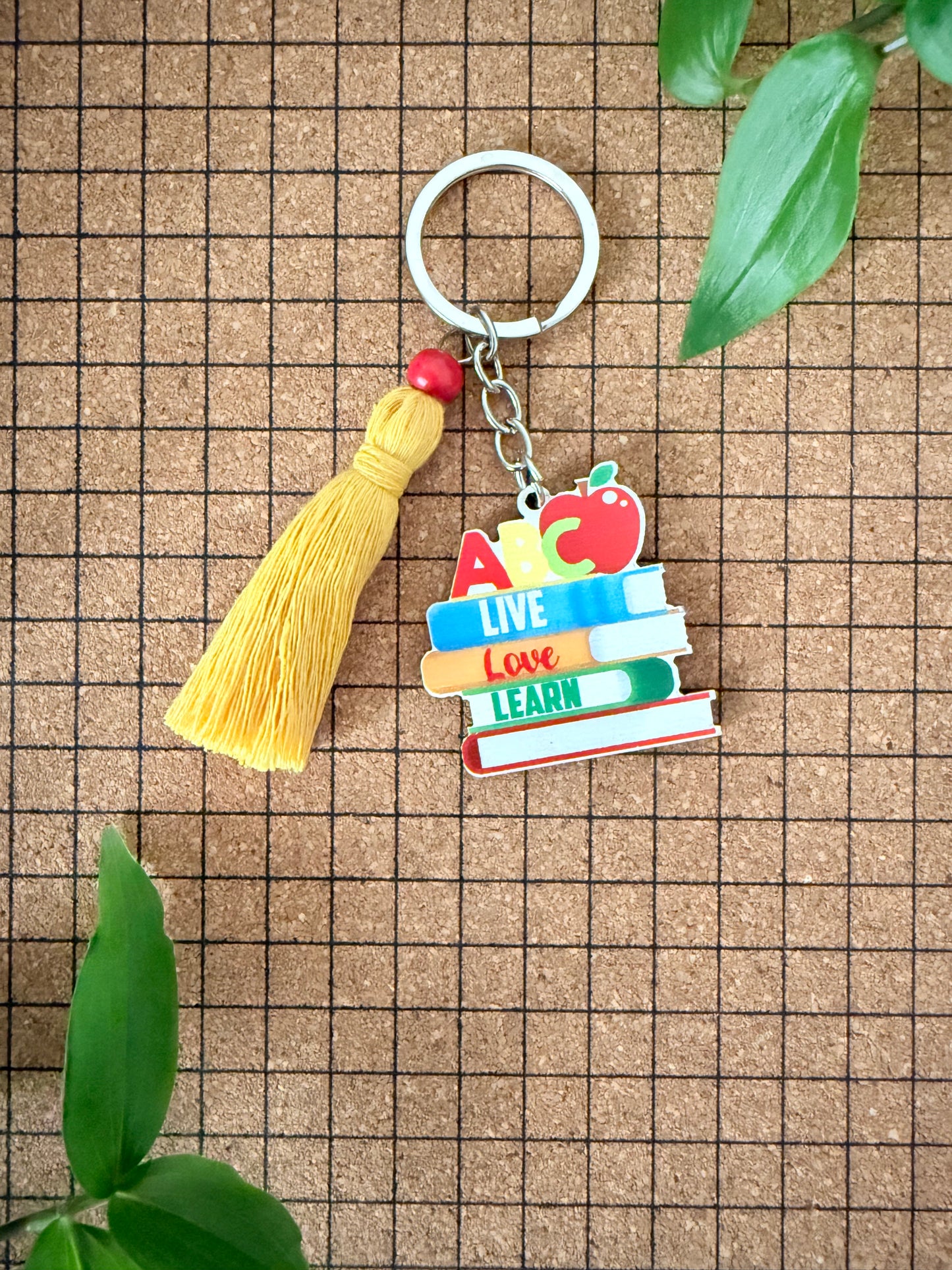 Book-Tassel Keychain