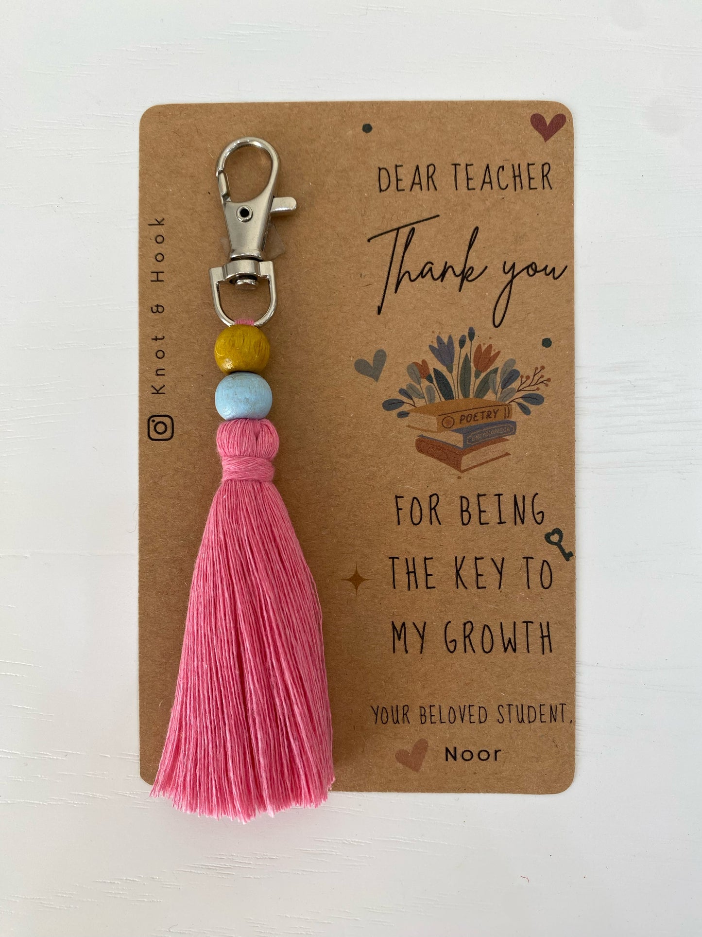 MacraTassel Keychain