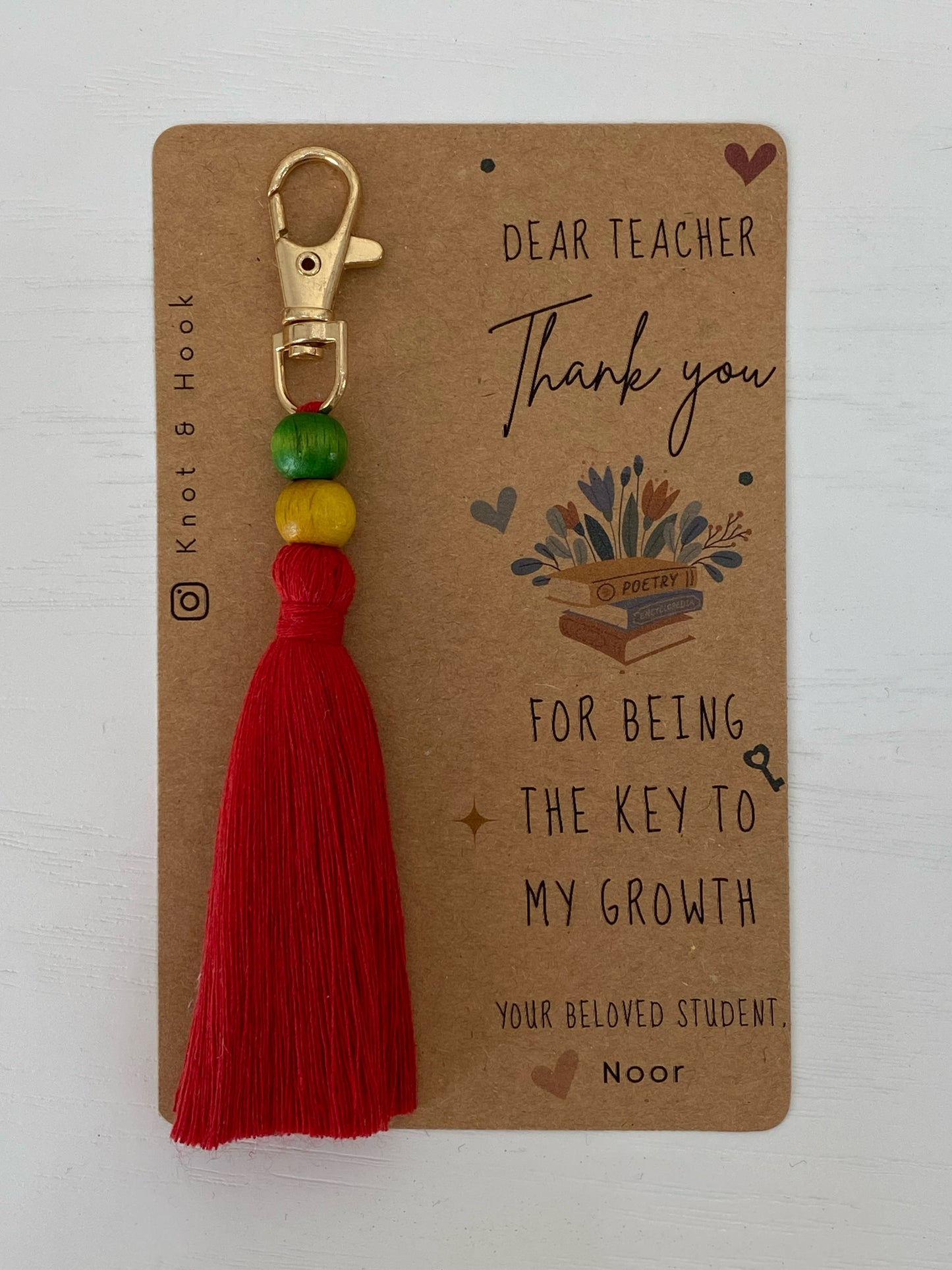 MacraTassel Keychain