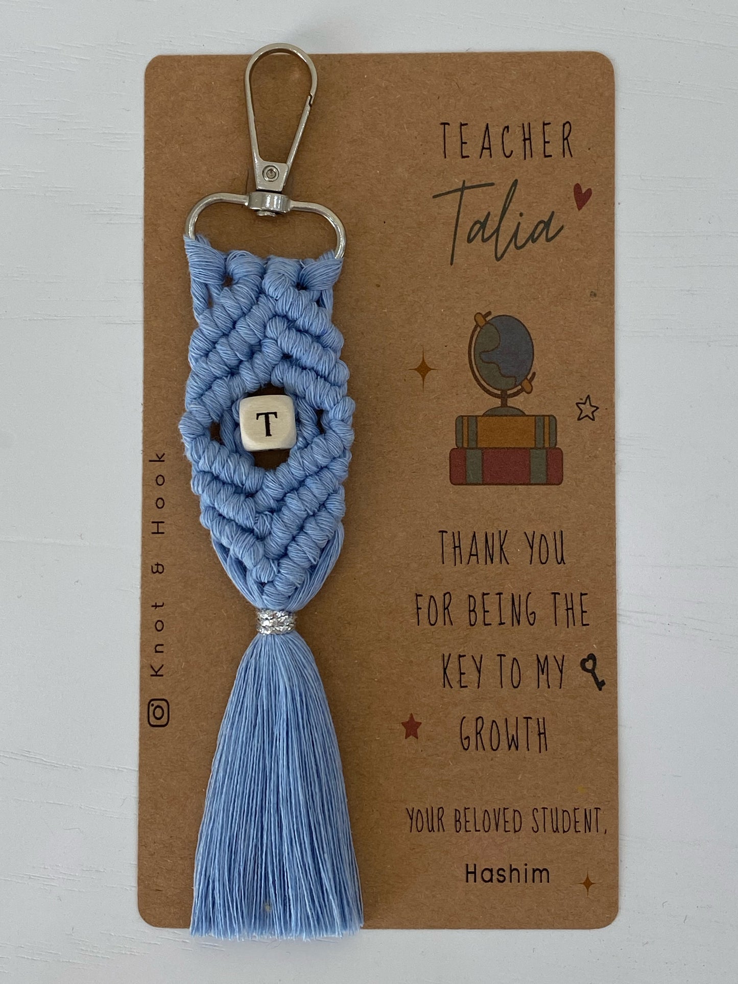 Letter Keychain