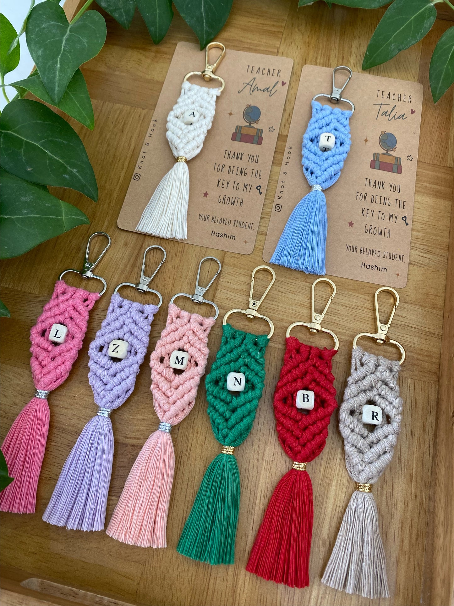 Letter Keychain