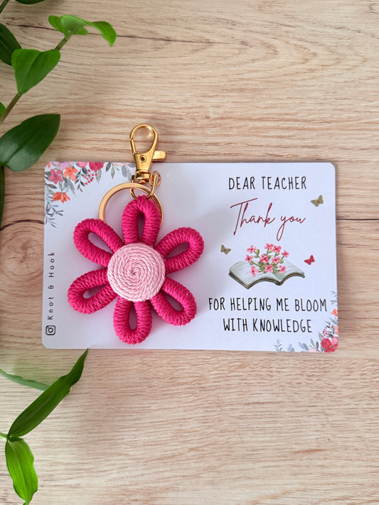 Daisy Keychain